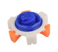 weiemgs 20 Piezas Spikes para Zapatos De Golf - con Llave - Compatible con Footjoy, Callaway, TravisMathew/Cuater, Johnston, Murphy, New Balance, Under Armour, Tri-Lok(Naranja)