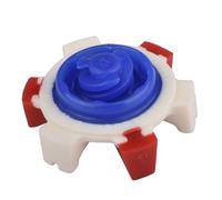 weiemgs 20 Piezas Spikes para Zapatos De Golf - con Llave - Compatible con Footjoy, Callaway, TravisMathew/Cuater, Johnston, Murphy, New Balance, Under Armour, Tri-Lok(Rojo)