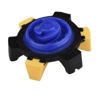 weiemgs 20 Piezas Spikes para Zapatos De Golf - con Llave - Compatible con Footjoy, Callaway, TravisMathew/Cuater, Johnston, Murphy, New Balance, Under Armour, Tri-Lok(Amarillo)