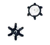 weiemgs 20 Piezas Tacos Zapatos Golf Compatible con Asics, adidas, Callaway, Ecco, Footjoy, Johnston & Murphy, New Balance, Nike, Oakley, Puma, SQAIRZ, Under Armour, Slim-LOK Sistemas(Negro)