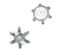 weiemgs 20 Piezas Tacos Zapatos Golf Compatible con Asics, adidas, Callaway, Ecco, Footjoy, Johnston & Murphy, New Balance, Nike, Oakley, Puma, SQAIRZ, Under Armour, Slim-LOK Sistemas(Gray White)