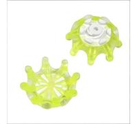 weiemgs 20 Piezas Tacos Zapatos Golf Spikes con Llave - Compatible con Footjoy, Nike, Callaway, Puma, New Balance, Asics, Cuater, SQAIRZ, Murphy, Payntr, U A, Adidas, Fast Twist 3.0 Sistemas(Verde)