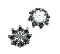 weiemgs 20 Unidades Spikes De Golf con Llave - Compatible con Footjoy, Callaway, New Balance, Nike, Adidas, U A, Ecco, Travis, Cuater, SQAIRZ, Asics, Murphy, Paytr, Fast Twist 3.0 Interfaz(Grey)