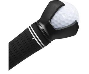 weiemgs Agarrador De Pelotas De Golf De 5 Piezas para El Extremo del Putter: No Es Necesario Agacharse, Portátil, Diseño Atornillado, para Usar En El Extremo De Un Putter(Negro)