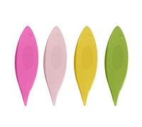 WEIESCIE 4 Piezas Kit de Lanzadera de Tatting Agujas de Tejer Coloridas Agujas de Ojo Grande para Bricolaje Herramienta de Artesanía de Encaje a Mano Conjunto de Hilo de Tejer