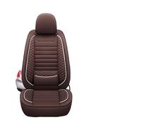 WEIFANAA Fundas Asiento Coche para Ford para Focus para Mondeo para Wing para Tiger para Lavida 5 Asientos Cubierta De Asiento De Cuero De Coche Todo Incluido(5 Seats Coffee)