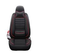 WEIFANAA Fundas Asiento Coche para Ford para Focus para Mondeo para Wing para Tiger para Lavida 5 Asientos Cubierta De Asiento De Cuero De Coche Todo Incluido(Black with Pillow)