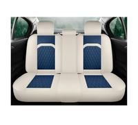 WEIFANAA Fundas Asiento Coche para Toyota para RAV4 para Avensis T25 T27 para Yaris para Auris para Aqua para Prius 20 30 para Camry 40 50 Cubierta De Asiento De Coche(Beige Blue Rear)