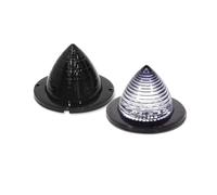 WEIFANAA Luces traseras Para Chevrolet, Para Bel, Para Air, Para Biscayne, Para Nomad, El, Para Camino, 1960, 1961, Luces Traseras LED Blancas Para Coche lámpara trasera(Smoked Lens white)