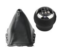 WEIFANAA Pomo Cambios Marcha Para Toyota Para Avensis III T27 2008-2015 Auto Styling 5/6 Velocidad Perilla Cambio Marchas Para Coche Palanca Gaitor Funda Cubierta Arranque(5 Speed black 2pcs)