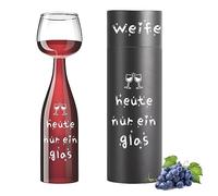 Weifeng Botella de Vino 750ml Copas de Vino Regalos para Mujeres para Cumpleaños Regalos Divertidos para Hombres Ideas para Mamá, Hermana