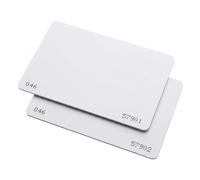 Weigand Prox - 5 tarjetas de proximidad CR80, tarjetas de deslizamiento en blanco, compatibles con lectores de formato ISOProx 1386 1326 H10301, para acceso comercial