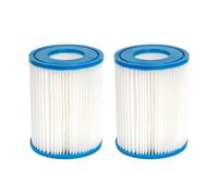 WEIGEXIEO 2-10 PCS 58094 Cartucho de Filtro Tipo II, Cartucho de Filtro for SPA de Piscina, Compatible con Bestway Flowclear II, 58094 58383 58386 58117 58386GS Compatible con Lay Z SPA(2pcs)