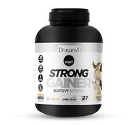 Drasanvi Weight Gainer | Aumento de Masa Muscular | Ganancia de peso y Fuerza | Fuente de Energía | Proteina Whey+Creatina+Harina Avena+Enzimas Digestivas + Probióticos |3 Kg| Chocolate Blanco