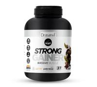 Drasanvi Weight Gainer | Aumento de Masa Muscular | Ganancia de peso y Fuerza | Fuente de Energía | Proteina Whey+Creatina+Harina Avena+Enzimas Digestivas + Probióticos |3 Kg| Doble Chocolate