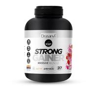 Drasanvi Weight Gainer | Aumento de Masa Muscular | Ganancia de peso y Fuerza | Fuente de Energía | Proteina Whey+Creatina+Harina Avena+Enzimas Digestivas + Probióticos |3 Kg| Yogurt Fresa