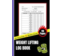 Weight Lifting Log Book: The Ultimate Guide to Tracking Workouts, PRs, & Body Measurements for Maximum Muscle Growth - Gym Tracker & Fitness Journal for Men and Women | 6 x 9 Inches, 110 Pages
