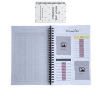 Weight Loss Journal, Food Journals Womens Weights Loss, Health Tracker Log Book, 8,27 x 5,51 x 0,16 inc, planificador de bienestar compacto ideal para hombres, mujeres y objetivos de nutrición
