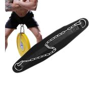 Weight Training Belt, Squat Support Gear, Steel Chain Reinforcement, Waist Protection Design, Strength Conditioning Tool, Excellent for Calisthenics, Deadlifts, Home Gym Fitness