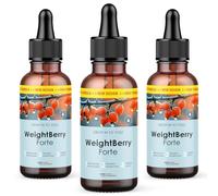Weightberry Forte Drops | para mujeres y hombres | contenido de 30 ml por frasco 3x