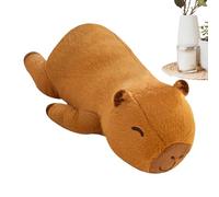 Weighted Animal Capybara Plush - Soft Comforting Doll, Weighted Plush Pillow for Relaxation and Stress Relief | Huggable Capybara Comfort Toy for Kids, Teens, Birthday, Gift, Collectors, Bedroom