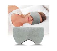 Weighted Eye Mask for Sleeping, Blackout Sleep Mask, Reversible Cool & Cozy Compress for Dry Eyes, Headache Migraine Relief, Ey