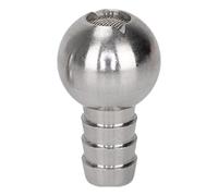 Weighted Foam Cannon Straw, Car Wash Hose Filter Ball, Stainless Steel Tube, Sus304 Durable Design, Reusable for Foam Cannon Attachment, 0.55x0.55x0.98 Inches, Silver