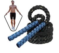 Weighted Jump Rope, 0.98-Inch Body Shaping Fitness, Portable Gym Workout Equipment, Endurance Jumping Rope Strength, Adjustable Cardio Training Jump Jump for Men and Women