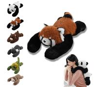 Weighted Plush Animals, Hugging Pillow for Anxiety Relief & Sleep Support, Cute Soft Plush Toy Pillow, Weighted Animals for Adults (Red Panda, 45CM)