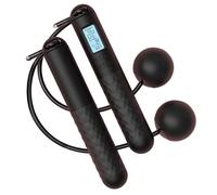 Weighted Steel Wire Long Rope - Cordless Counting JumpRopes | Weighted Cordless Jump Ropes | Fitness Exercise Training Jump Rope | Digital Counting Ropes Ball for Men, Women