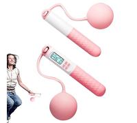 Weighted Steel Wire Long Rope - Cordless Counting JumpRopes | Weighted Cordless Jump Ropes | Fitness Exercise Training Jump Rope | Digital Counting Ropes Ball for Men, Women