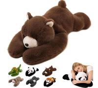 Weighted Stuffed Animal for Kids & Adults,The Panda Weighted Animal Plush,Cute Soft Plush Toy Pillow,Hugging Pillow for Anxiety Relief&Sleep Support, Sloth Panda Koala Dinosaur Cuddly Toy(C,65CM)