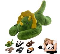 Weighted Stuffed Animal for Kids & Adults,The Panda Weighted Animal Plush,Cute Soft Plush Toy Pillow,Hugging Pillow for Anxiety Relief&Sleep Support, Sloth Panda Koala Dinosaur Cuddly Toy(B,30CM)