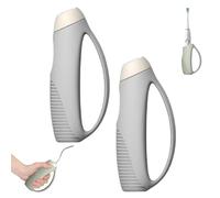 Weighted Utensils For Hand Tremors With Handle,Universal Silicone Utensil Holder & Grip Aid for Elderly,Weak Hand Grip - Fits Standard Cutlery & Electric Toothbrushes for Daily, Durable (2PCS*Gray)