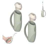 Weighted Utensils For Hand Tremors With Handle,Universal Silicone Utensil Holder & Grip Aid for Elderly,Weak Hand Grip - Fits Standard Cutlery & Electric Toothbrushes for Daily, Durable (2PCS* Green)