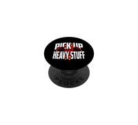 Weightlifting Motivation Pick Up Heavy Stuff Gym Graphic PopSockets PopGrip Adhesivo