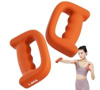Weights For Women At Home, 2 Pieces D Grip Dumbbell Set, Beginner-Friendly Fitness Weight, Ideal Sports Equipment For Pilates Gym Training, Men Seniors Walking Exercise Workouts