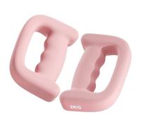 Weights for Women At Home, 2 Pieces Dumbbell Set, Cast Iron PVC Gym Accessories, Non-Slip Handheld Pair for Outdoor Fitness Exercise, Strength Workout Equipment for Home Training