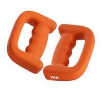 Weights for Women At Home, Dumbbell Set, Cast Iron Gym Accessories, Non-Slip Handheld Pair for Outdoor Fitness Exercise, Strength Workout Equipment for Home Training, 2kg Orange