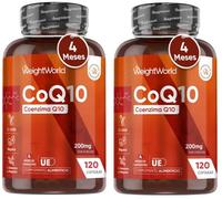 WeightWorld Coenzima Q10 200mg 2x120 Cápsulas
