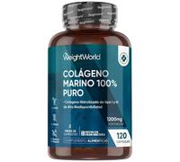 Colágeno Marino Hidrolizado 100% Puro 1200 mg, Suministro para 2 Meses