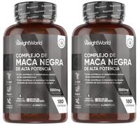 WeightWorld Complejo de Maca Negra de Alta Potencia 5550mg 2x180 Cápsulas