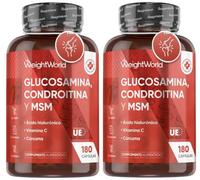 WeightWorld Glucosamina Condroitina y MSM 2x180 Cápsulas