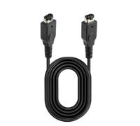 WeiGongr GBA Game Link Cable - 2 reproductores compatible con Nintendo Gameboy Advance SP, GBA Color - 3.96 pies negro