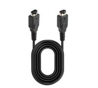 WeiGongr GBA Game Link Cable - 2 reproductores compatible con Nintendo Gameboy Advance SP, GBA Color - 3.96 pies negro