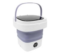 WEIGR Mini lavadora plegable de 12 l - Lavadora portátil de camping con centrifugado, para ropa interior, ropa de bebé y ropa pequeña, autocaravanas y apartamentos (Lina)