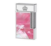 WeiGuangDu Men's Vintage-Style Brass Flip-Top Lighter; Produces a Crisp, Pleasing Sound When Opened; Refillable; Suitable as a Gift or for Home Use (Fuel Not Included).(Red1)