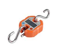 WeiHeng Báscula de Equipaje Digital Escala digital colgante con gancho LCD-Display 150kg / 300lb(Naranja)