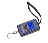 Weiheng Wh A01L - Báscula colgante digital eléctrica portátil, báscula de pesaje de plástico con herramienta de gancho para equipaje de pesca