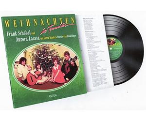 Weihnachten in Familie: Frank Schöbel und Aurora Lacasa mit den Kindern Odette und Dominique [Vinilo]